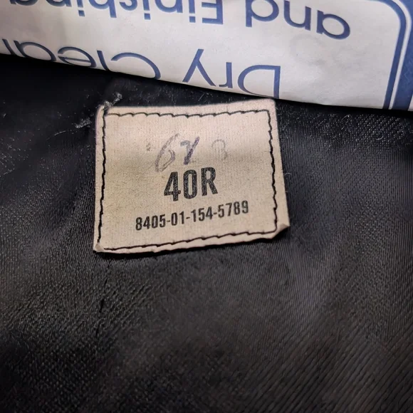 *MINT USED* Men's NAVY Issued Peacoat - Circa 1992 San Diego Base - Size 40R - Picture 5 of 7